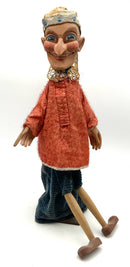 Vintage Carved Wood Puppet