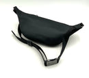COACH Black Leather Graphite Signature Canvas Warren Belt Bag