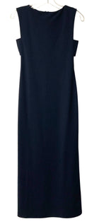 BR Navy w/Cut-Out Sides "Rochelle"  S/L Maxi Dress