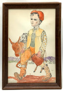 Set/6 Vintage Ellen Nelson Framed Prints
