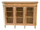 Pine Bookcase With Glass Front