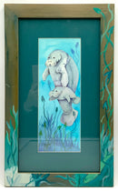 Donna Burgess Original Watercolor of Manatees
