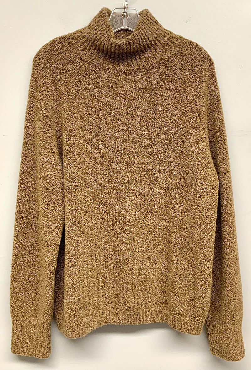 TOVE Cocoa Merino Wool Boucle T Neck Sweater