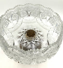 Vintage Cut Glass Centerpiece Bowl