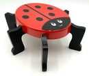 Painted Ladybug Stool