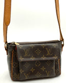 LOUIS VUITTON Monogram Canvas Leather Trim Viva Cite PM Crossbody Bag