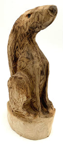 Handmade Carved Wood Rabbit