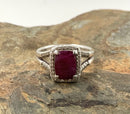 JOHN HARDY Sterling, Diamond & Ruby Ring