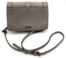 REBECCA MINKOFF Charcoal Gray Leather Crossbody