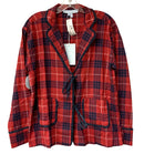 HILL HOUSE REd/Navy Tartan Plaid "The Steffy" PJ Set 2 PC