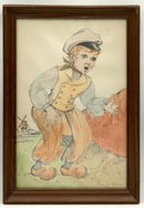Set/6 Vintage Ellen Nelson Framed Prints
