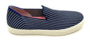 ROTHY'S Navy/White Riviera Pinstripe Slip-On Sneaker 7.5