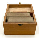 Vintage Playing Card Box With Cards