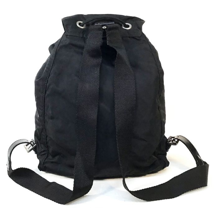 PRADA Vintage Black Tessuto Nylon Backpack AS IS