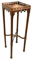 Square Chippendale Plant Stand