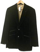 IBIZA Black Velvet Two Button Sport Coat