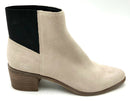 DOLCE VITA Ecru Suede Black Elastic Cyndie Ankle Boots 6.5