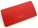 HENRI BENDEL Red Saffiano Leather Magnetic Glasses Case