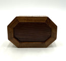 Walnut Box with Mother of Pearl & Abalone Floral Inlay