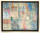 Abstract on Board in Wood Frame