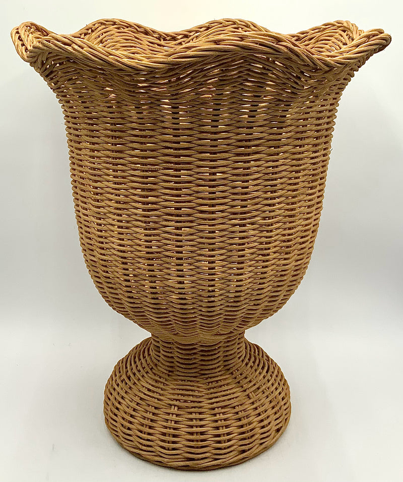 Pair of Wicker Capri Urns