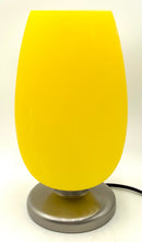 Contemporary Yellow Glass Lamp
