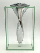 Aluminum Tornado Vase in Glass Holder