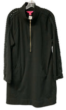 LILLY PULITZER Black w/Lace Inset "Skipper" L/S Popover Dress