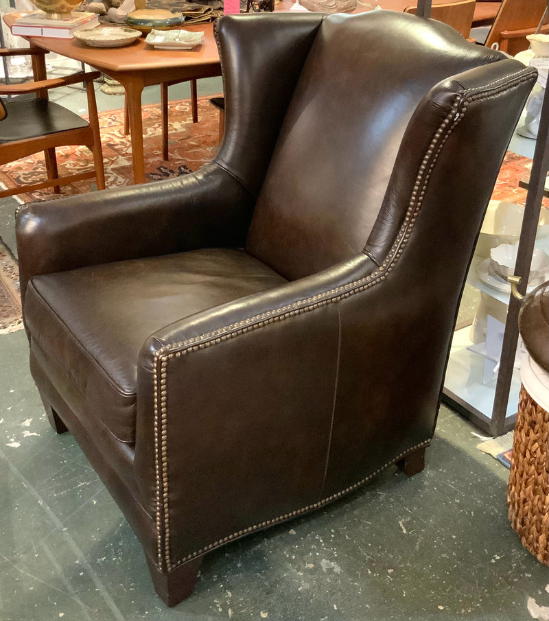 King Hickory Leather Arm Chair