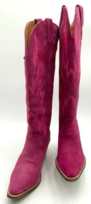 DINGO Fuchsia Sue "Thunder Road" Snip Toe Cowboy Boots 10