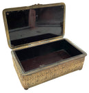 Vintage Jennings Brothers Brass Casket Box