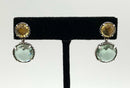 DAVID YURMAN 14kt Gold, Sterling, Citrine & Prasiolite Earrings