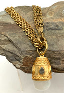 Julie Vos 24kt Gold Plated, Moonstone & Labradorite Necklace