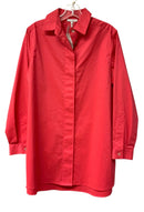 HINSON WU Raspberry L/S B/D Long Top