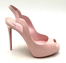 CHRISTIAN LOUBOUTIN Rosy Pink Patent Leather Hot Chick Slingbacks 36