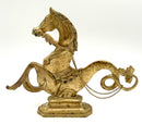 Vintage Venetian Brass Gondola Seahorse