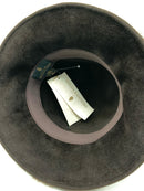 HELEN KAMINSKI Coffee Formed Felt w/Sheep Shearling Trim "Dakin" Hat