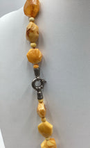 Authentic Vintage Lithuanian Butterscotch/Egg Yolk Amber Necklace