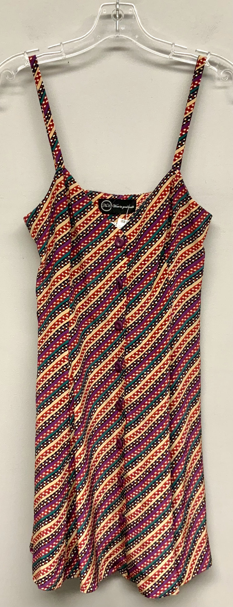 No 6 Tan Multi Patterned Silk B/D Dress