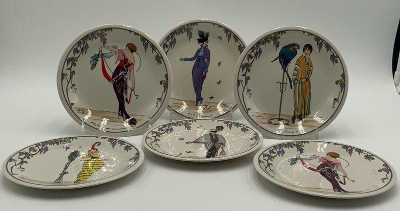 Set/6 Villeroy & Boch Design 1900 Canape Plates