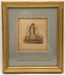Set/4 Vintage English Engravings