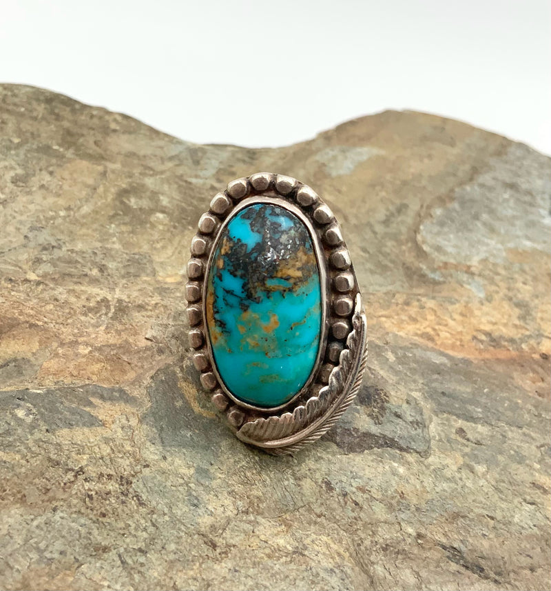 Southwest Style Sterling & Turquoise Ring