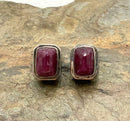 FUSION Sterling & Ruby Earrings