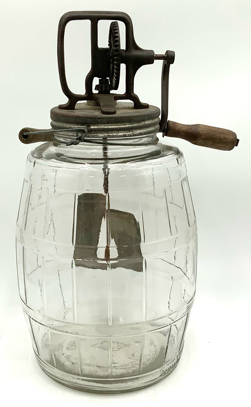 Vintage Dazey Glass Butter Churn