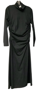 COS Black Ruched Sides Turtleneck L/S Dress