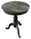 Rustic Round Occasional Table