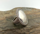 JOHN HARDY Sterling Hammered Disc Ring