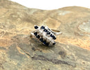 10kt Gold, Diamond & Sapphire Waterfall Ring
