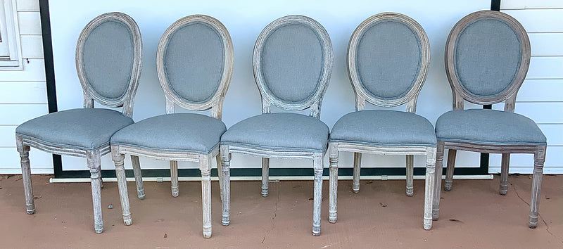 Set/5 Upholstered Dining Chairs