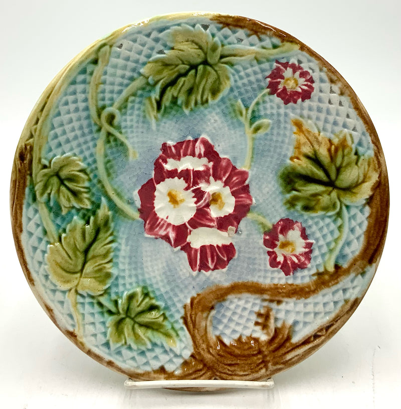 Antique French Majolica Plate